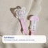 (2 Pack) MAM Universal Pacifier Clip Baby Pacifier Holder Strap with One Hand Sliding Clip, Fits All Pacifiers
