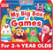 Doctor Jupiter My Big Box of Games for 2 to 4, Toys for Ages 2-4, Birthday Gift for 2 Year Old Boys and Girls