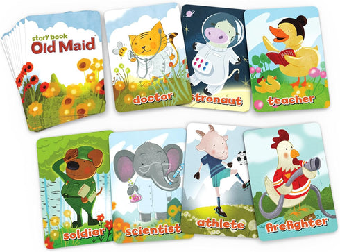 Story Book Old Maid Card Game for Kids Age 3 & Up, a Fun Original Family Classic, Easy to Learn, Adorably Illustrated