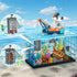 Set 830PCS Set Fish Tank Building Blocks - Ocean Treasure Hunt Building with Adventure Boat, Shark, Jellyfish & Coral