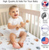 Sweet Jojo Designs Fitted Baby Crib Sheets (Ocean Seashells) for Boys or Girls, Infant Nursery, Toddler Room - Standard