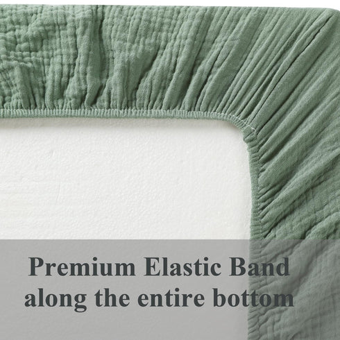Fadacudan Simmons 2 Pack Muslin Bassinet Sheet Compatible with Graco Travel Lite, Fodoss, Cloud Baby, Yacul, Kids