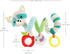 Infantino Spiral Activity Toy, Textured Play Toy for Sensory Exploration, Ages 0 and Up, Blue Raccoon