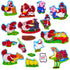 Little Folk Visuals Little Red Hen Precut Flannel/Felt Board Figures, 17 Pieces Set
