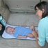 J.L. Childress Pockets 'N Pad Car Diaper Changing Station for Baby - Portable Diaper Changing Pad for Travel, Newborn