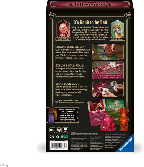 Ravensburger Disney Villainous: Sugar and Spite Family Strategy Board Game for Ages 10 and Up