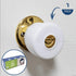 4-Pack Childproof Door Knob Covers, Easy to Install Safety Covers for Kids, Reusable, White