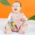 Bright Starts Little Shakers 6pc Gift Set, BPA-Free Easy-Grasp Baby Rattles and Teethers, Unisex, 3 Months+