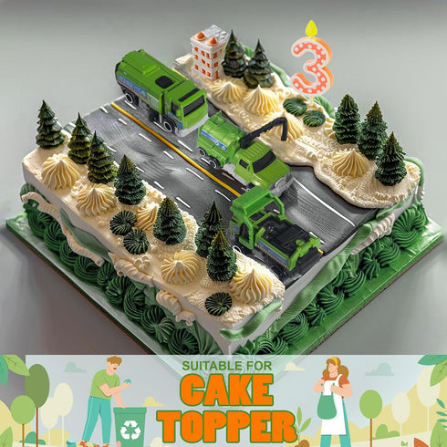 Oriate Mini Die-cast Car Model Set 1:64, Educational Sewage Suction Cleaning Car, Garbage Trucks & Toy Cars for 3+