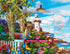 Springbok's Coastal Illumination 500 Piece Jigsaw Puzzle for Adults, Features an Idyllic Coastal Retreat Made in USA
