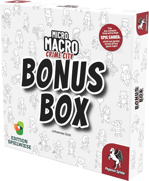Micro Macro Crime City: Bonus Box - Tabletop Mystery Game Expansion