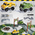 Fajiabao Race Tracks Cars Replacement, Kids Construction Toys Cars with LED Light, Compatible with Most Race Tracks