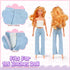Litherr S 6 11.5 Inch Pieces Girl Doll Clothes Accessories Classical Pants Jeans Doll Clothing Doll Outfits for Girls