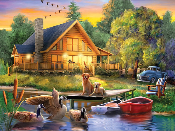 RoseArt - Puzzle Collector Guardians of The Lake - 1000 Piece Jigsaw Puzzle for Adults