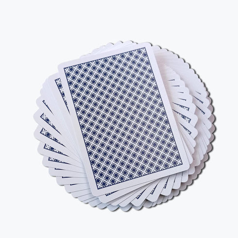 Plastic Playing Cards, Poker Size, Casino Quality, Jumbo Index, Waterproof & Washable, 6 Blue Deck & 6 Red Deck