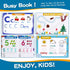 Preschool Learning Activities Workbook, Handwriting Practice Book for Kids, Birthday Gifts for Ages 3-5