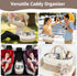 Diaper Caddy Organizer, Cotton Rope Baby Basket for Nursery and Changing Table, Portable Diaper Caddy with Removable