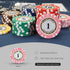 Premium Numbered Poker Chips for Card Board Game, for Texas Hold'em, Blackjack, Card Club or Late Night Poker Games.