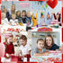 Valentine Mini Erasers for Kids, 240 Pcs Valentine's Day Heart Erasers for Party Supplies