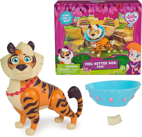 Koa Pack Feel Better Set with Koa Action Figure, Cast, and Recovery Cone Accessory for Kids Ages 3+
