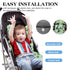 Breathable3D Baby Seat Pad Liner for StrollerSoft and Air Mesh Cotton Universal Baby Stroller Cushion(Green Panda)