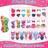 BARWA 5 Sets Swimwear Swimsuit Beach Bikini Bathing Clothes with Shoes for 11.5 Inch Doll