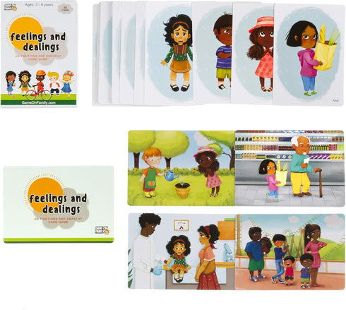 37 Feelings and Dealings: an Emotions and Empathy Card Game | Emotional Intelligence for Kids Ages | SEL Activities |