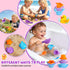 1-3 1+ 3 1 Baby Bath Toys for Kids Ages Interactive Toddler Bath Toys Duck Learning Mold Free Shower Tub Toys for Year
