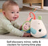Tummy 0+ Fisher-Price Newborn Toy Planet Friends Time Roaming Rhino Plush with Sensory Activities for Babies Ages