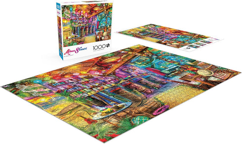 Buffalo Games - Aimee Stewart - Tiki Beach Sunset - 1000 Piece Jigsaw Puzzle