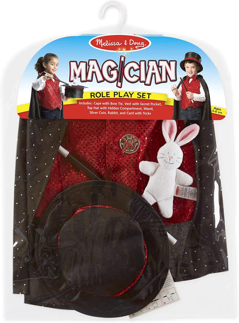 Magician Role Play Set Bundle with 1 Theme and M&D Scratch Fun Mini-Pad (08508)