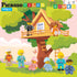 Picasso Toys Magnetic Action Figures 8 Piece Family Character for Construction Building Block Tiles Toddler Toy Set Magnet Expansion Variety Pack Educational STEM Learning Kit Pretend Playset PTA11