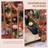 Set, 1:24 INSGEN Greenhouse Booknook Kit, DIY Miniature Dollhouse Building Scale Wooden Diorama Model, Tiny Street