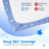 100% (Pack 2) Muslin Changing Pad Cover Ultra Soft, Breathable, Secure Fit, Fade-Resistant Prints for Boys and Girls