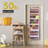 HOMELUX THEORY Over The Door Organizer Hook, 2pc Heavy Duty Metal Hook for Storage in Bedroom, Living Room, Bathroom