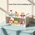 Set, 14+ (6 Pack) HIGH GODO Food Party Favors Building Mini Food Building Blocks Model Kits, Goodie Bag Stuffers