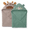 Blissful Diary Muslin Baby Hooded Towel 2 Pack, Soft & Absorbent Bath