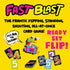 Fast Blast Card Game for Families and Friends - Quick-Replayable Game for 2 to 6 Players, Ages 8 and Up