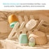 8 Munchkin Bottle Drying Rack and Mat, Holds Bottles, Pump Parts, Pacifiers, & Accessories, Space Saving Folding