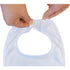 Neat Solutions 2-Ply Knit Terry Feeder Bibs, Solid Color, White, 10 Count (Pack of 1)