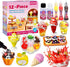 HECKLES 12-Piece Miniature Food Toy Making Set - DIY Tiny Play Food for