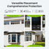 HOMIQ LIFE 3MP 2K, 2.4GHz/5GHz 24/7 Window Security Camera Indoor WiFi Cameras with Colorvue AI Color Night Vision