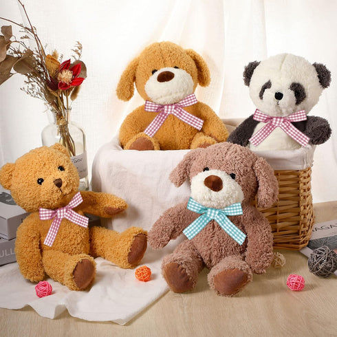 Civaner 7 Pcs Forest Stuffed Animals Bulk - 12.5 Inch Cute Plush Jungle Animal Plush Toys for Kids