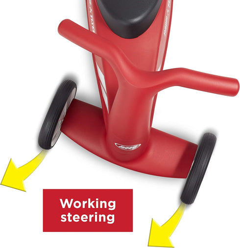 Radio Flyer Scoot About Sport, Toddler Ride On Toy, Ages 1-3, Red