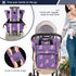SUABO Backpack Powder-colored Bear Cub Hoshiboshi Fuuka Pattern Baby Diaper Bag Large Bag Waterproof Travel Diaper Bags