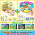 2-in-1 Gooidea Magnetic Blocks - Magnetic Building Blocks, Creative Building Craft, Sensory Clicking & Rustling, Travel