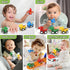 5 1 2+ 3 4 2 3, usrela in Dinosaur Truck Toys for +Year Old, Dinosaur Carrier Truck with Music & Light & Pull Back