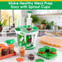 Sprout Cups (2 Pack) Baby Food Storage Tray - Silicone Pop Out Portion Freezer Tray - Breast Milk and Food Storage Made