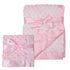 American Baby Company Heavenly Soft Chenille Blanket Set, Pink, for Girls