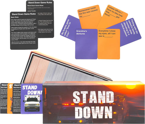 yusetoyue Dispatcher Gifts and Game Card for Firefighters, EMS, EMTs - Stand Down Card Game for Health Care Workers
